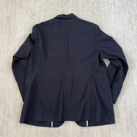 Ines De La Fressange x Uniqlo Linen Cotton Blue Blazer Jacket XXL - Picture 4 of 12